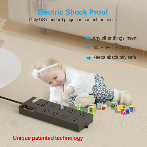 Best electric shock proof power strip for home use