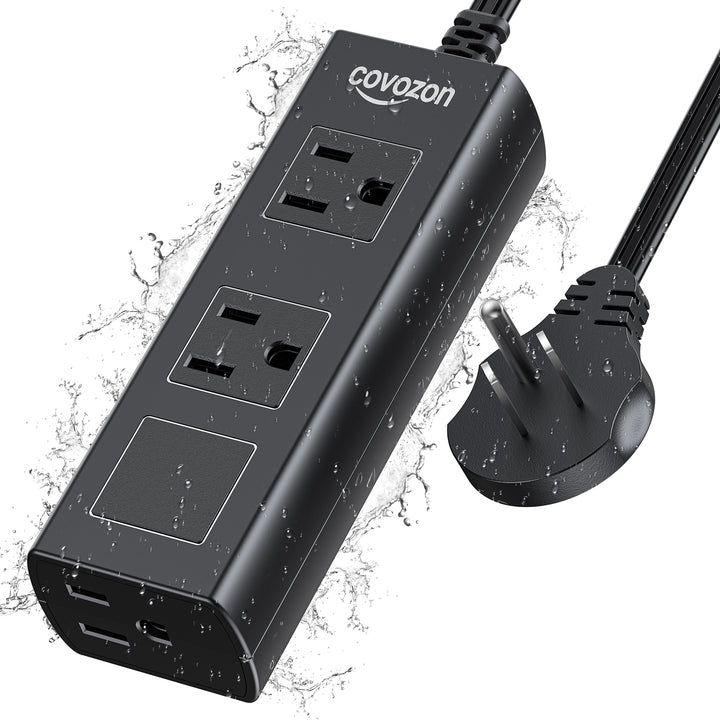 covozon IPX6 Outdoor Power strip Weatherproof | Outdoor surge Protector